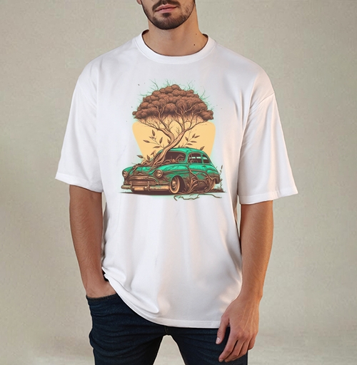 Фотография футболки Старая машина