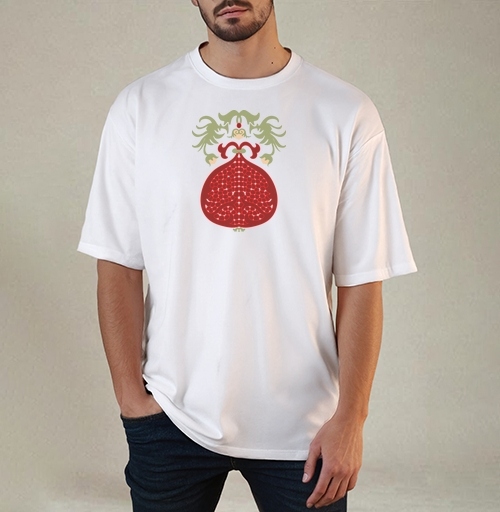 Фотография футболки Royal Pomegranate Fruit Ornament / Королевский гранат декоративный элемент узора