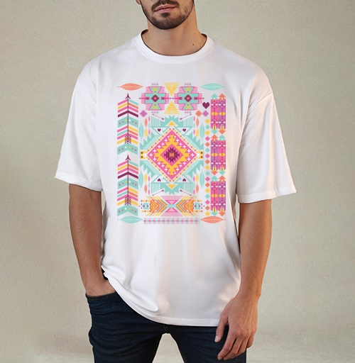 Фотография футболки Trendy tribal ornament