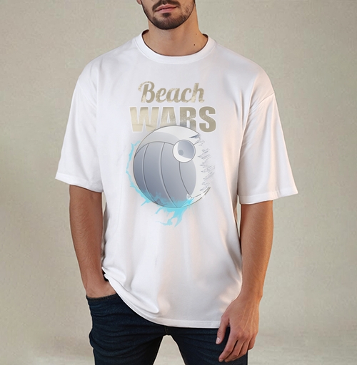 Фотография футболки Футболка Beach Wars с волейбольным дизайном