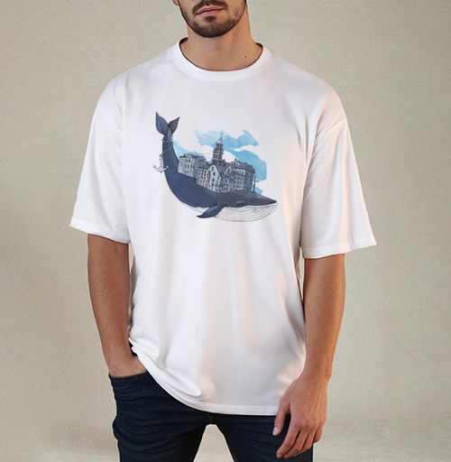Фотография футболки Whale city