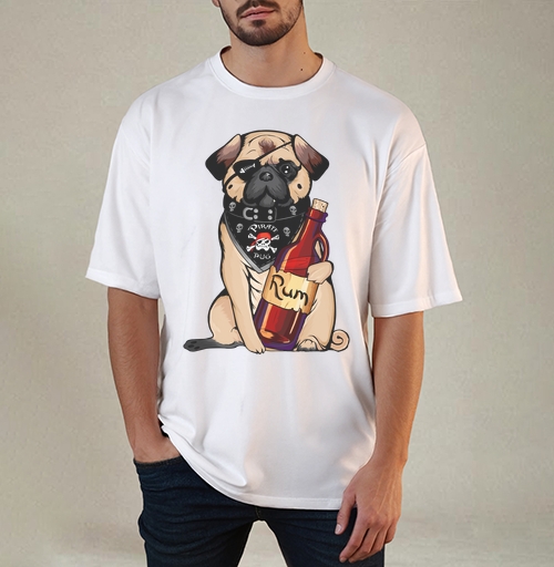 Фотография футболки Pirate pug