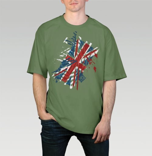 Фотография футболки Британский флаг, таки порвал