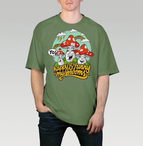 Фотография футболки Funny Mushrooms