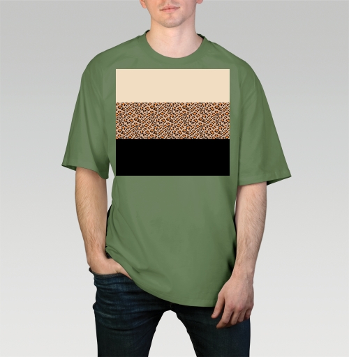 Фотография футболки Элегантная леопардовая полоса / Elegant leopard stripe pattern