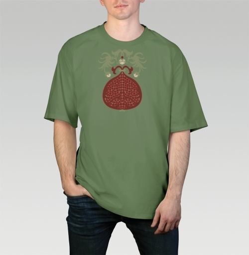 Фотография футболки Royal Pomegranate Fruit Ornament / Королевский гранат декоративный элемент узора