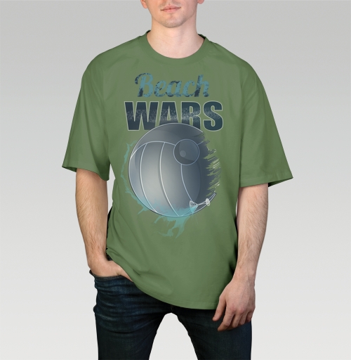 Фотография футболки Футболка Beach Wars с волейбольным дизайном