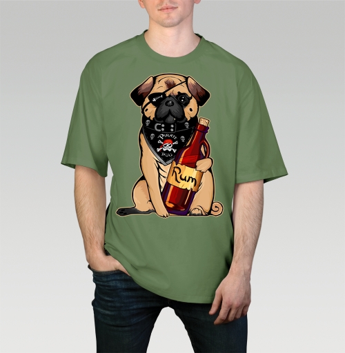 Фотография футболки Pirate pug