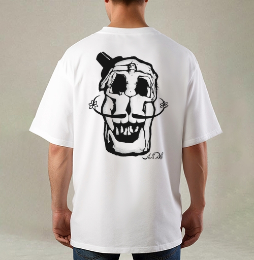 Фотография футболки Dali Skull