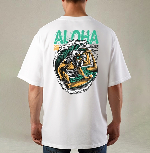 Фотография футболки Aloha Zeus / Алоха Зевс