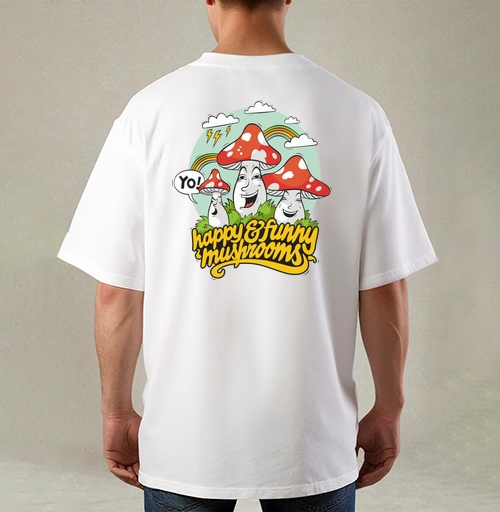 Фотография футболки Funny Mushrooms
