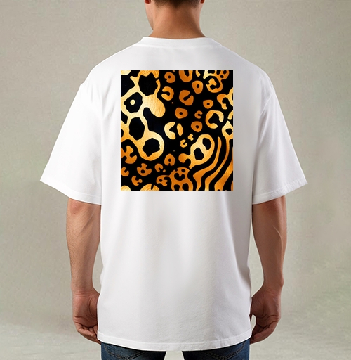 Фотография футболки Golden Leopard Pattern / Золотой леопардовый узор для вашего дома