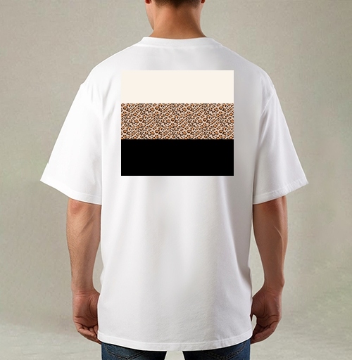 Фотография футболки Элегантная леопардовая полоса / Elegant leopard stripe pattern
