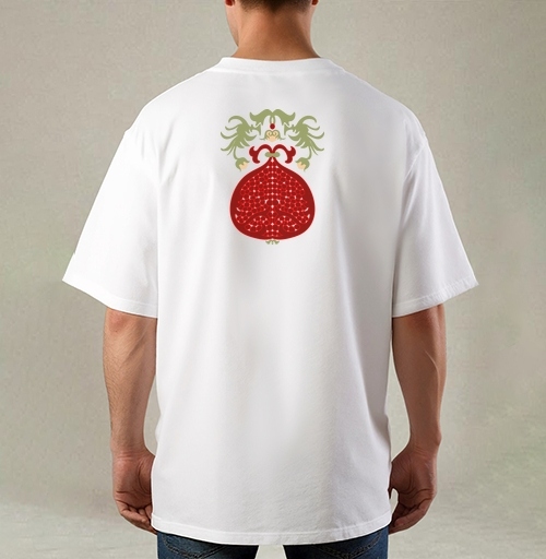 Фотография футболки Royal Pomegranate Fruit Ornament / Королевский гранат декоративный элемент узора