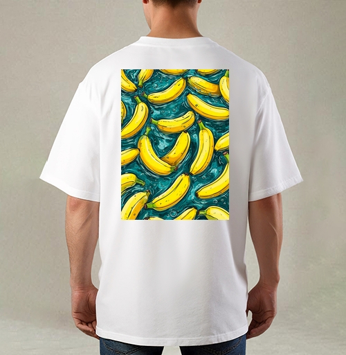 Фотография футболки Refreshing Tropical Bananas in Water / Свежие желтые бананы в воде