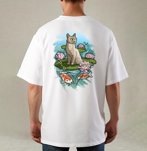 Фотография футболки SummerCat / Летний кот