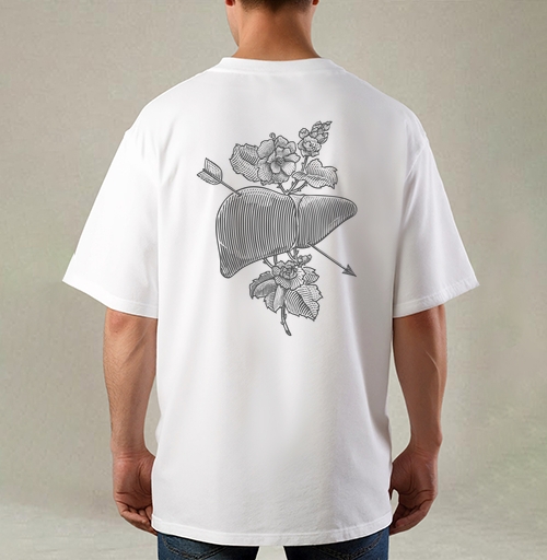 Фотография футболки Liver&flowers