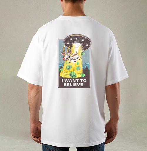 Фотография футболки I want to believe