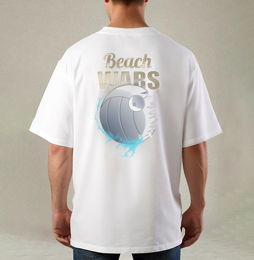 Фотография футболки Футболка Beach Wars с волейбольным дизайном