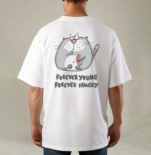 Фотография футболки Russian Student - forever young - forever hungry / Русский студент — вечно молодой, вечно голодный
