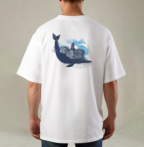 Фотография футболки Whale city