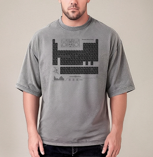 Фотография футболки Periodic table of DJing