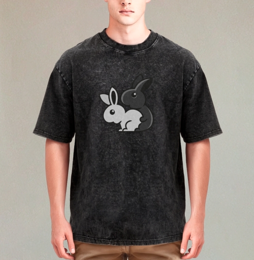 Фотография футболки Кролик Арт