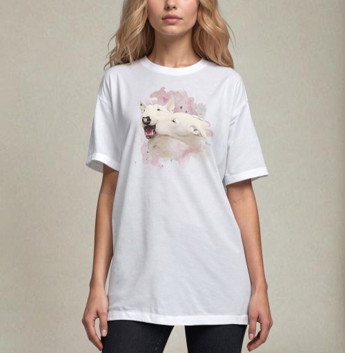 Фотография футболки Влюбленные бультерьеры