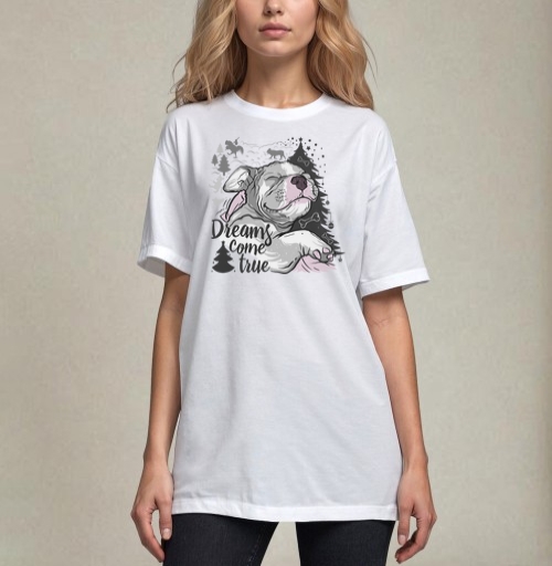 Фотография футболки Мечты сбываются. новый год