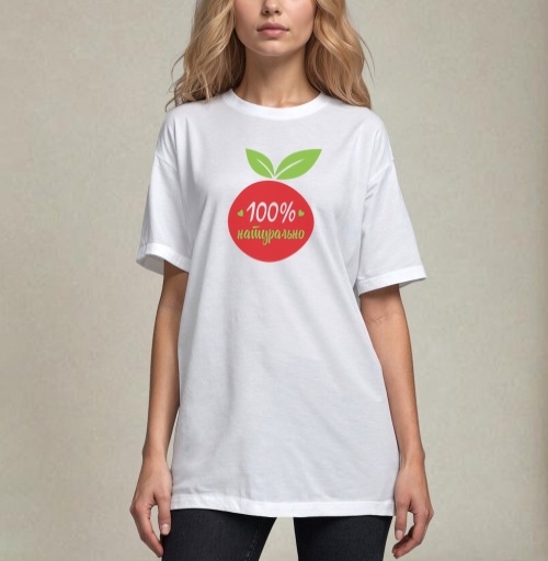 Фотография футболки Натуральный продукт