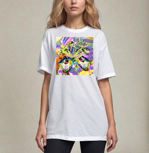 Фотография футболки Мистический топаз и ирис кристалл шестнадцатая годовщина свадьбы