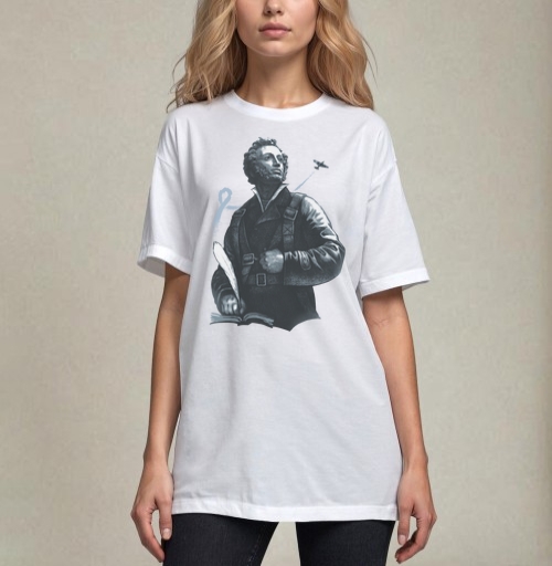 Фотография футболки АС Пушкин