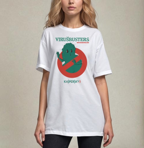 Фотография футболки virusbusters / Охотники за вирусами