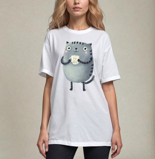 Фотография футболки Кот I love to kill