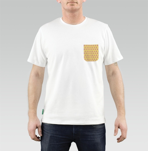 Фотография футболки Единорог на жёлтом