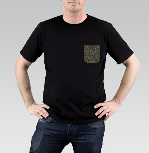 Фотография футболки Камуфляж с космическими захватчиками