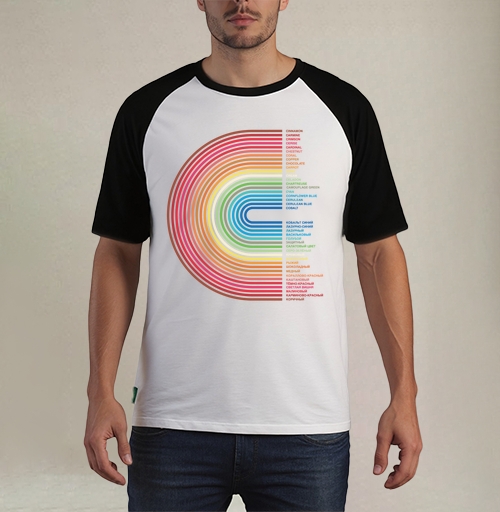 Фотография футболки Rainbow Gradient Colors – Радужный Градиент Цветов