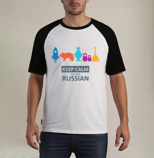 Фотография футболки Минималистичный постер Keep Calm You Are Russian