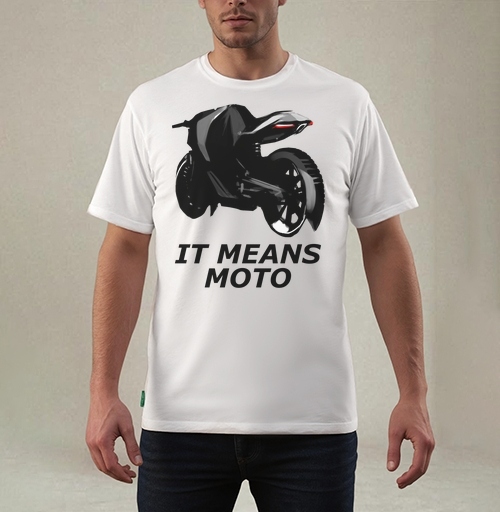 Фотография футболки IT MEANS MOTO / ОЗНАЧАЕТ МОТО
