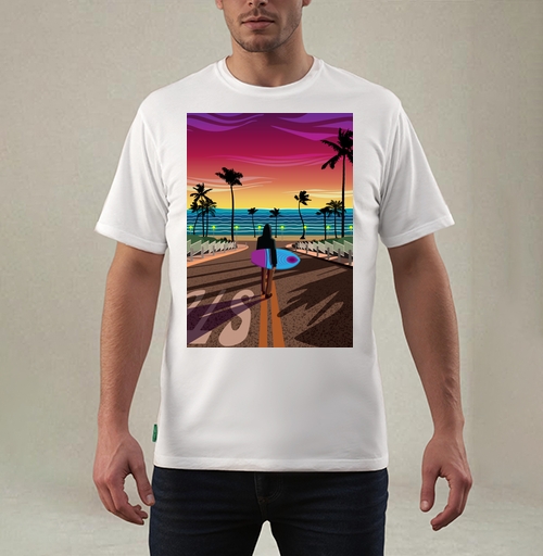 Фотография футболки Мечты о Калифорнии