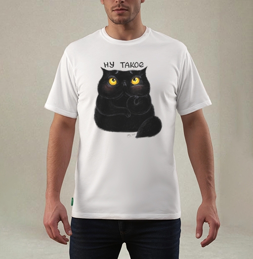 Фотография футболки Ну такой кот