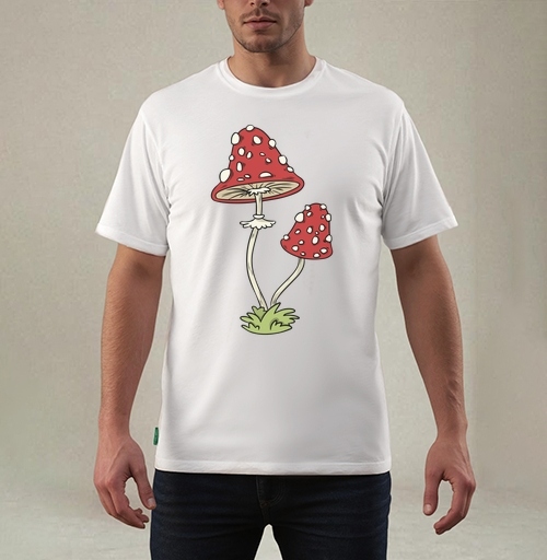 Фотография футболки Mushrooms Грибочки