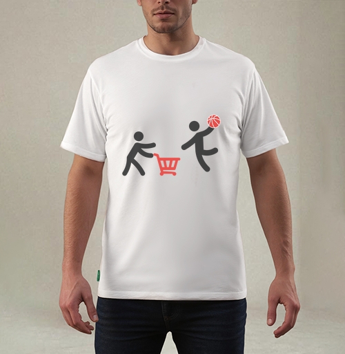 Фотография футболки Basket / Корзина для баскетбола