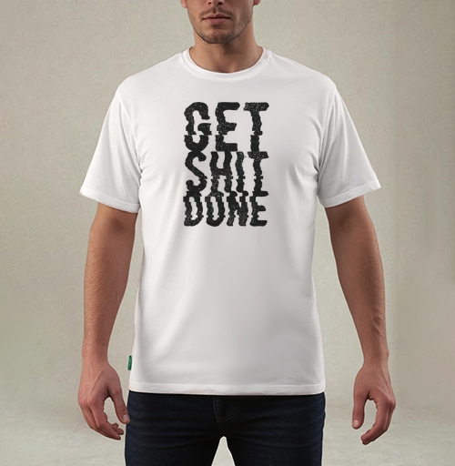 Фотография футболки Футболка GET SHIT DONE в стиле гранж