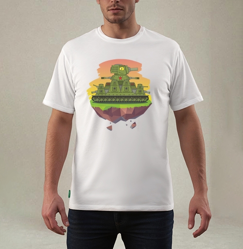 Фотография футболки Multi-Turret Soviet Tank / Грозная машина Пали из всех башен!