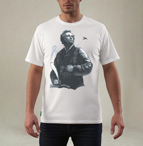 Фотография футболки АС Пушкин