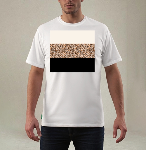 Фотография футболки Элегантная леопардовая полоса / Elegant leopard stripe pattern