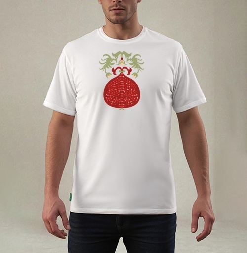 Фотография футболки Royal Pomegranate Fruit Ornament / Королевский гранат декоративный элемент узора