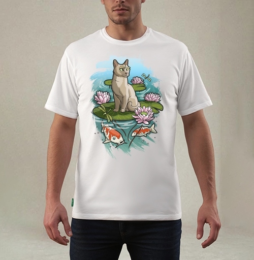 Фотография футболки SummerCat / Летний кот