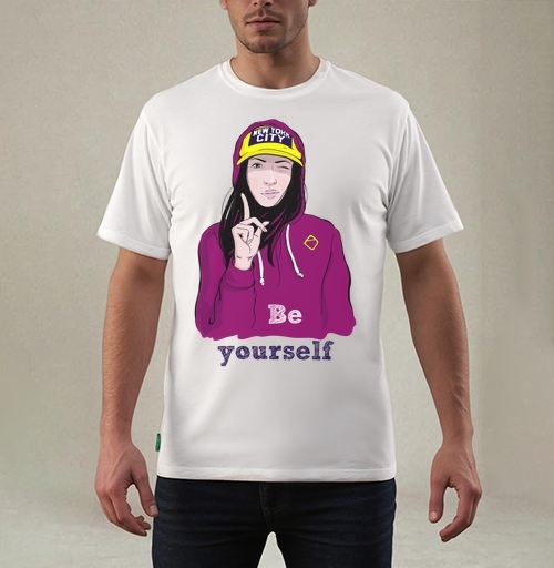 Фотография футболки Be yourself